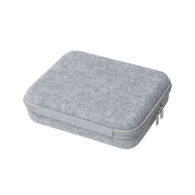 ナカバヤシ　Cloud-Felt ガジェットケースM ライトグレー　SZC-GDP18LGY　(tm)の商品画像1枚目