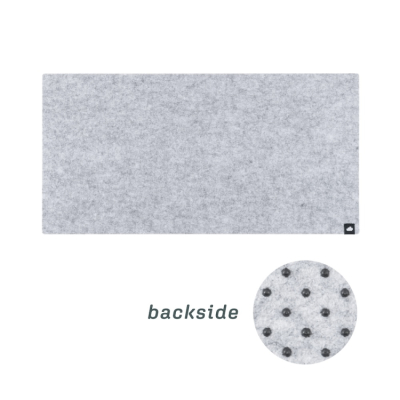 ナカバヤシ Cloud-Felt デスクマット(W600×D300) ライトグレー MUP-942LGY (tm)の商品画像1枚目