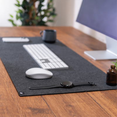 ナカバヤシ　Cloud-Felt  デスクマット（W900×D400） ダークグレー　MUP-943DGY　(tm)の商品画像3枚目