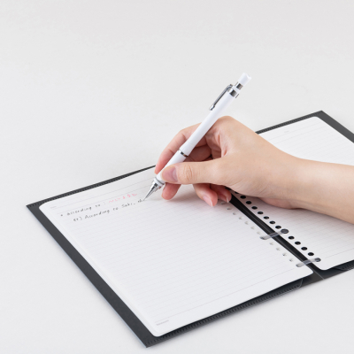 ナカバヤシ　フラリーフ/ロジカル・フラットバインダーノート/A5/スモーキーブラック　FLL-A501B-Dの商品画像5枚目