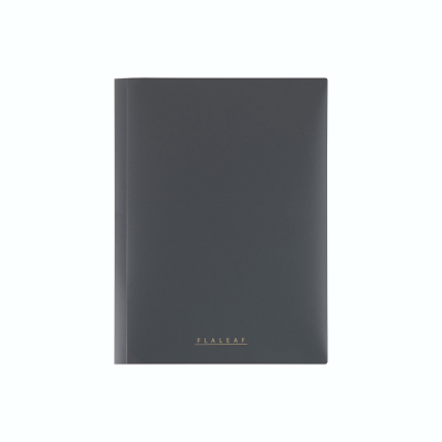 ナカバヤシ　フラリーフ/ロジカル・フラットバインダーノート/A5/スモーキーブラック　FLL-A501B-Dの商品画像1枚目