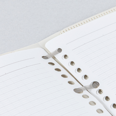 ナカバヤシ　フラリーフ/ロジカル・フラットバインダーノート/A5/ミルキーホワイト　FLL-A501B-Wの商品画像3枚目