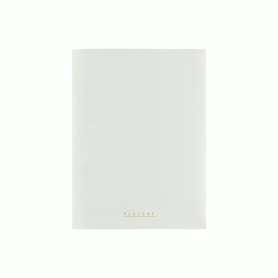 ナカバヤシ　フラリーフ/ロジカル・フラットバインダーノート/A5/ミルキーホワイト　FLL-A501B-Wの商品画像1枚目