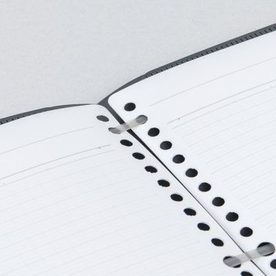 ナカバヤシ　フラリーフ/ロジカル・フラットバインダーノート/A4/スモーキーブラック　FLL-A401B-Dの商品画像3枚目