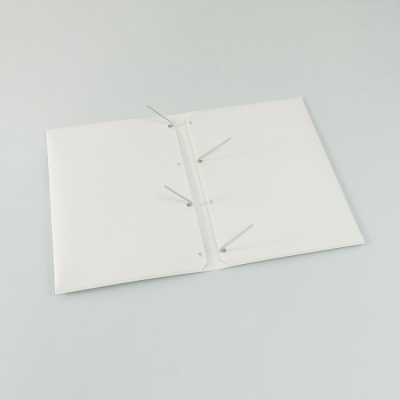 ナカバヤシ　フラリーフ/ロジカル・フラットバインダーノート/A4/ミルキーホワイト　FLL-A401B-Wの商品画像4枚目