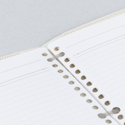 ナカバヤシ　フラリーフ/ロジカル・フラットバインダーノート/A4/ミルキーホワイト　FLL-A401B-Wの商品画像3枚目