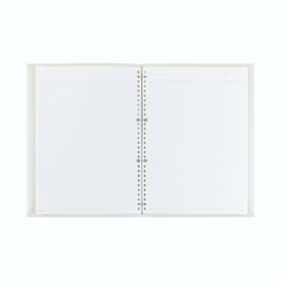 ナカバヤシ　フラリーフ/ロジカル・フラットバインダーノート/A4/ミルキーホワイト　FLL-A401B-Wの商品画像2枚目