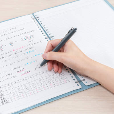 ナカバヤシ　フラリーフ/ロジカル・フラットバインダーノート/A4/ミスティブルー　FLL-A401B-Bの商品画像6枚目