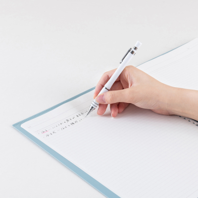 ナカバヤシ　フラリーフ/ロジカル・フラットバインダーノート/A4/ミスティブルー　FLL-A401B-Bの商品画像5枚目