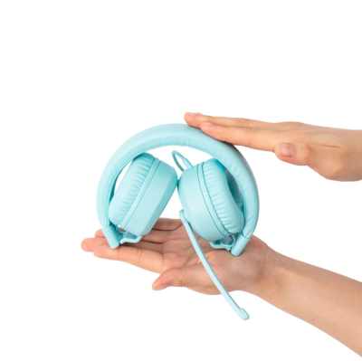 ナカバヤシ　4極　ヘッドセット／ライトブルー　MHM-STB36LB　(tm)の商品画像3枚目