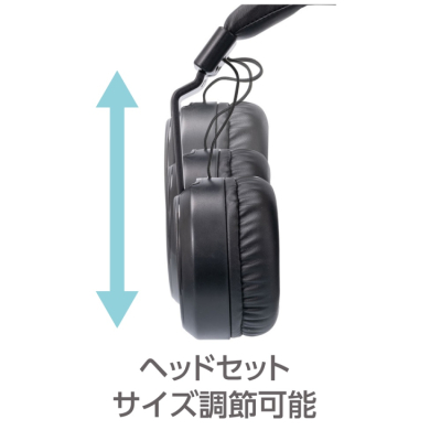 ナカバヤシ　4極　ヘッドセット／ブラック　MHM-STB36BK　(tm)の商品画像16枚目