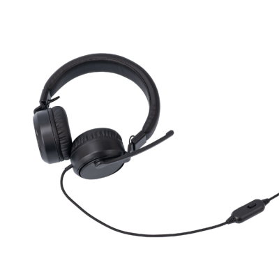 ナカバヤシ　4極　ヘッドセット／ブラック　MHM-STB36BK　(tm)の商品画像7枚目