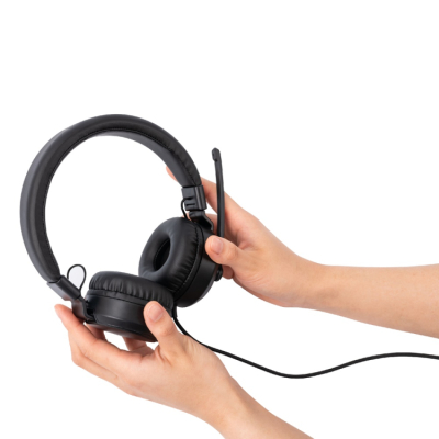 ナカバヤシ　4極　ヘッドセット／ブラック　MHM-STB36BK　(tm)の商品画像5枚目