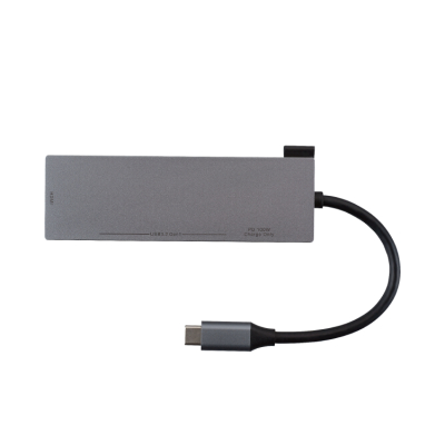 ナカバヤシ 【STIX】PD対応 Type-C 5in1スタンダードドッキングステーション/グレー UD-C13GY (tm)の商品画像2枚目