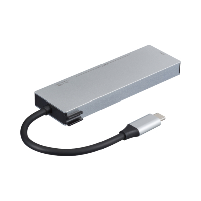 ナカバヤシ 【STIX】PD対応 Type-C 5in1スタンダードドッキングステーション/シルバー UD-C13SL (tm)の商品画像8枚目