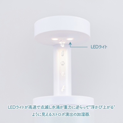 ナカバヤシ　うるぷかUSB加湿器/ホワイト　UA-069W　(tm)の商品画像6枚目