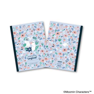ナカバヤシ スイング・ロジカルノート セミB5 A罫 ムーミンブルームシリーズ 5冊パック NCB519A-5Pの商品画像3枚目