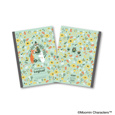 ナカバヤシ スイング・ロジカルノート セミB5 A罫 ムーミンブルームシリーズ 5冊パック NCB519A-5Pの商品画像6枚目