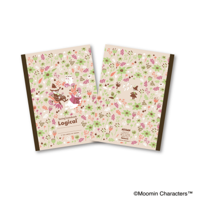 ナカバヤシ スイング・ロジカルノート セミB5 A罫 ムーミンブルームシリーズ 5冊パック NCB519A-5Pの商品画像7枚目