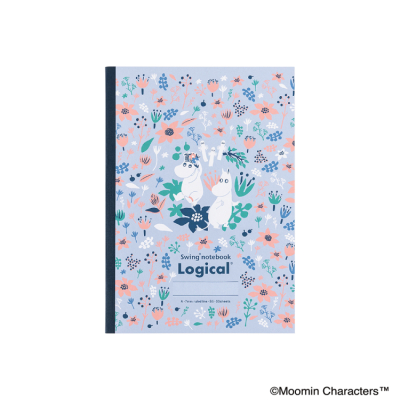 ナカバヤシ スイング・ロジカルノート セミB5 A罫 ムーミンブルームシリーズ 5冊パック NCB519A-5Pの商品画像8枚目