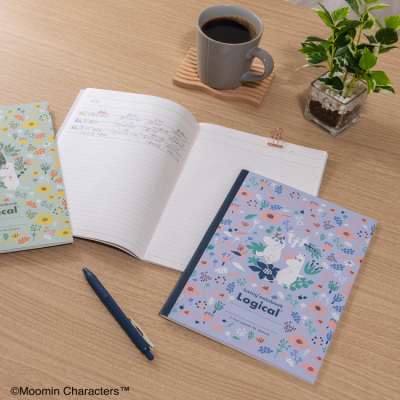 ナカバヤシ スイング・ロジカルノート セミB5 A罫 ムーミンブルームシリーズ 5冊パック NCB519A-5Pの商品画像20枚目