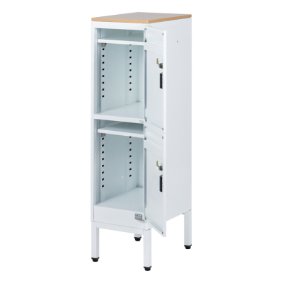 ナカバヤシ アバンテ-リネア パーソナルストレイジ 1列2段/マットホワイト ATF-PL2MWの商品画像3枚目