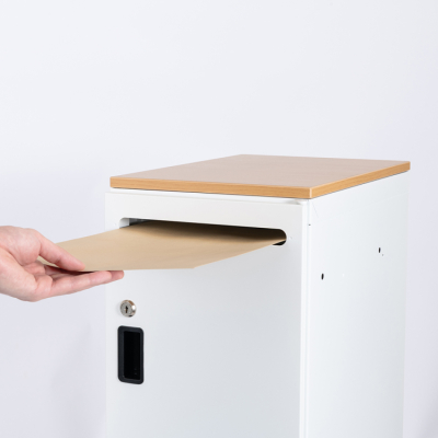 ナカバヤシ　アバンテ-リネア パーソナルストレイジ 2列2段／マットホワイト　ATF-PL4MWの商品画像14枚目