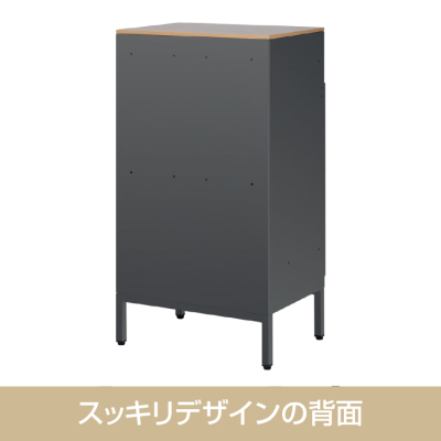 ナカバヤシ　アバンテ-リネア ダストストレイジ 2列／マットブラック　ATF-DB2MBKの商品画像4枚目