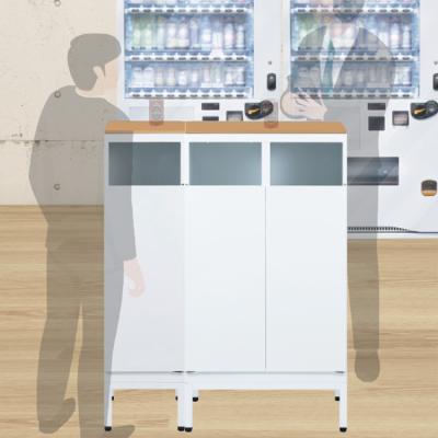 ナカバヤシ　アバンテ-リネア ダストストレイジ 2列／マットブラック　ATF-DB2MBKの商品画像13枚目