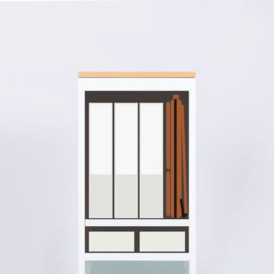 ナカバヤシ　アバンテ-リネア オープンストレイジ コンパクト／マットホワイト　ATF-PT2MWの商品画像13枚目