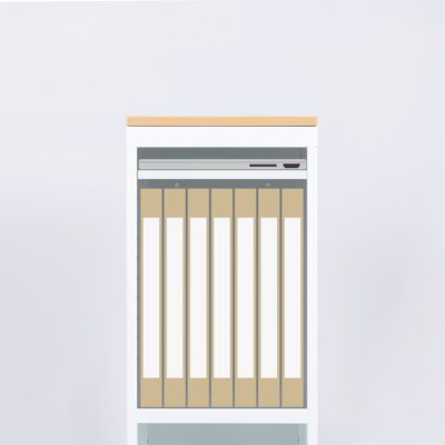 ナカバヤシ アバンテ-リネア オープンストレイジ ワイド/マットブラック ATF-PTW2MBKの商品画像17枚目