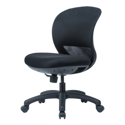 ナカバヤシ　ボリュームメッシュチェア／ブラック　RZS-301BK　(tm)の商品画像1枚目