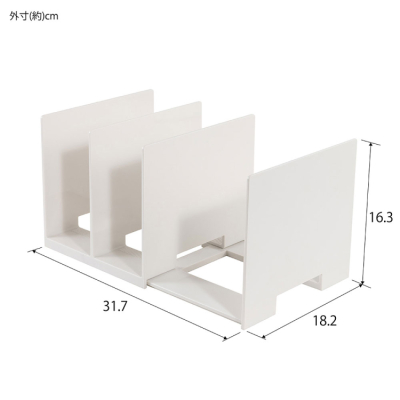 ナカバヤシ　キャパティ　スライドスタンド／ホワイト　FB-SS1WHの商品画像7枚目