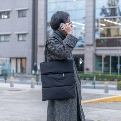 ナカバヤシ キャリングバッグ/トートバッグ/ブラック CB-290BK (tm)の商品画像10枚目