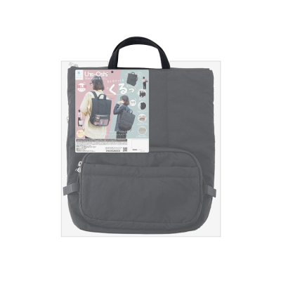 ナカバヤシ Ura-Oshiバックパック/ブラック CB-289BK (tm)の商品画像8枚目