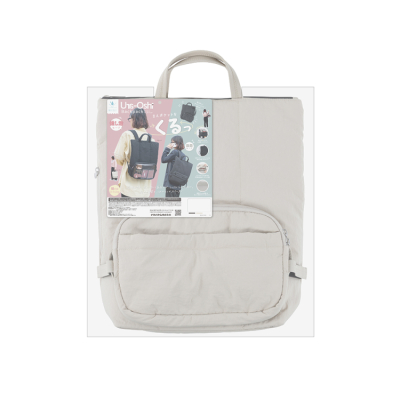 ナカバヤシ Ura-Oshiバックパック/ライトベージュ CB-289LBG (tm)の商品画像8枚目