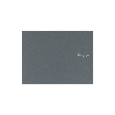 ナカバヤシ　ライト写真台紙／２Ｌ判／ヨコ／ストーングレー　LPM-2L-101-Nの商品画像1枚目