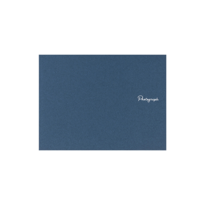 ナカバヤシ　ライト写真台紙／２Ｌ判／ヨコ／ネイビーブルー　LPM-2L-101-Bの商品画像1枚目