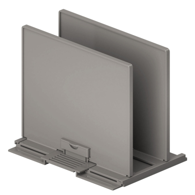 ナカバヤシ　キャパティ　アジャストスタンド　グレー　FB-AS1GYの商品画像1枚目