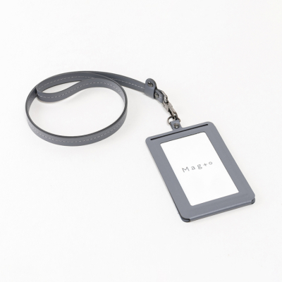 ナカバヤシ　Mag＋o（マグト）/マグネットIDカードホルダー/タテ型/ストーングレー　MGT-ID-02-N　(tm)の商品画像4枚目