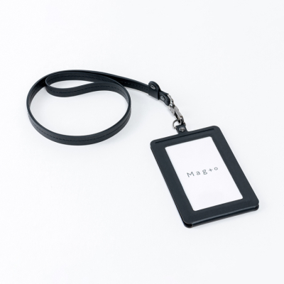 ナカバヤシ Mag+o(マグト)/マグネットIDカードホルダー/タテ型/ジェットブラック MGT-ID-02-D (tm)の商品画像4枚目