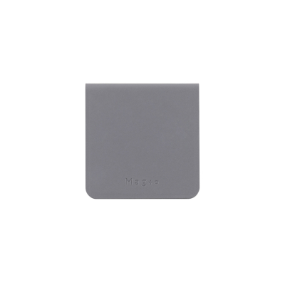 ナカバヤシ　Mag＋o（マグト）/マグネット付箋ホルダー/スクエア/ストーングレー　MGT-FHSQ-01-N　(tm)の商品画像1枚目