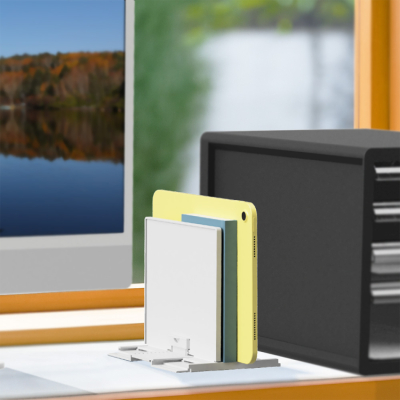 ナカバヤシ　キャパティ　アジャストスタンド　ホワイト　FB-AS1WHの商品画像2枚目