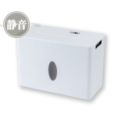 ナカバヤシ　パーソナルシュレッダ／ホワイト　NSE-DTC03W　(tm)の商品画像5枚目