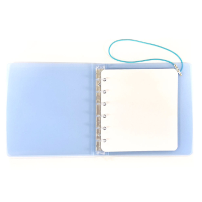 ナカバヤシ　コレニ　スタンプ帳　バインダー／シーブルー　CRN-STB-SBの商品画像3枚目