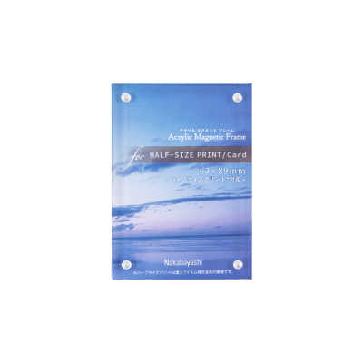 ナカバヤシ　アクリルマグネットフレーム／ハーフサイズプリント判　フ-ACM-LHの商品画像3枚目
