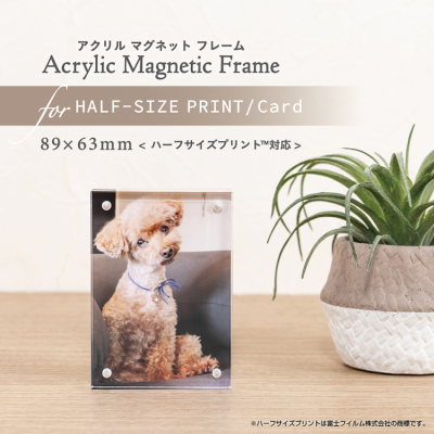 ナカバヤシ　アクリルマグネットフレーム／ハーフサイズプリント判　フ-ACM-LHの商品画像10枚目