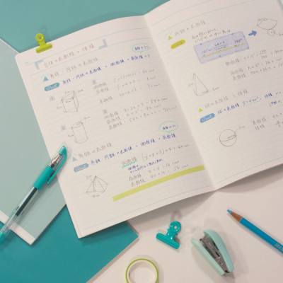 ナカバヤシ スイング・ロジカルカラーノート/ブルー/セミB5/A罫 NB504A-B2の商品画像5枚目