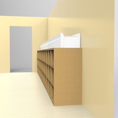 ナカバヤシ　置き勉ファイルボックス　A4FBS-E04Wの商品画像5枚目