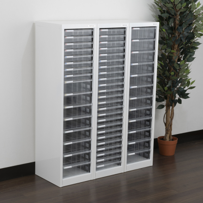 ナカバヤシ　アバンテV2フロアケース　　浅24段／シロ　AF-24の商品画像3枚目